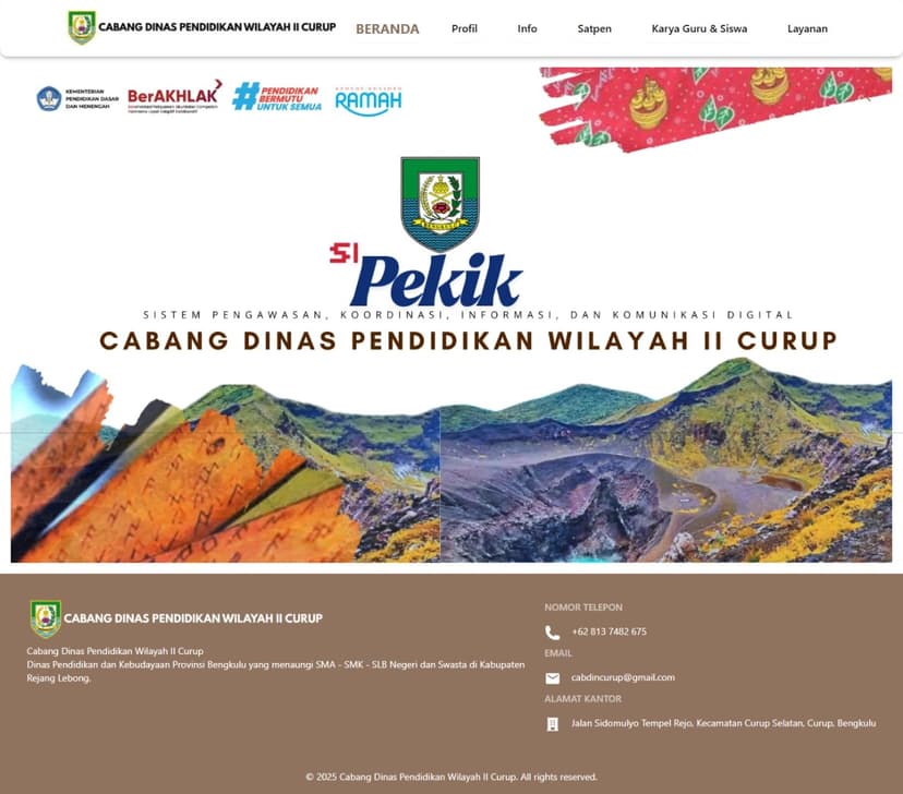 CABDIN DIKWIL 2 REJANG LEBONG API Documentation